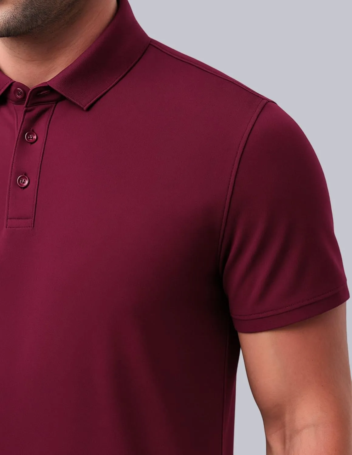 3-Pack Mens Golf Shirt Performance Sport Short Sleeve Moisture Wicking Dry Fit Golf Polo Active Shirts for Men