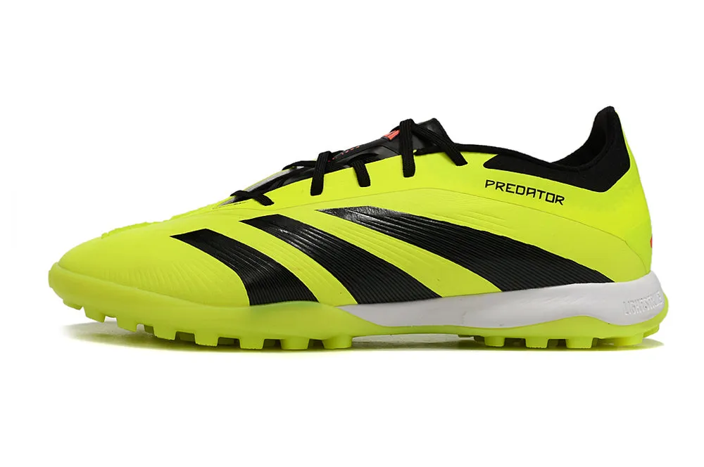 Adidas Predator 24 Elite Indoor Shoes - Chartreuse Green | Jade Black - FREE SHIPPING WORLDWIDE