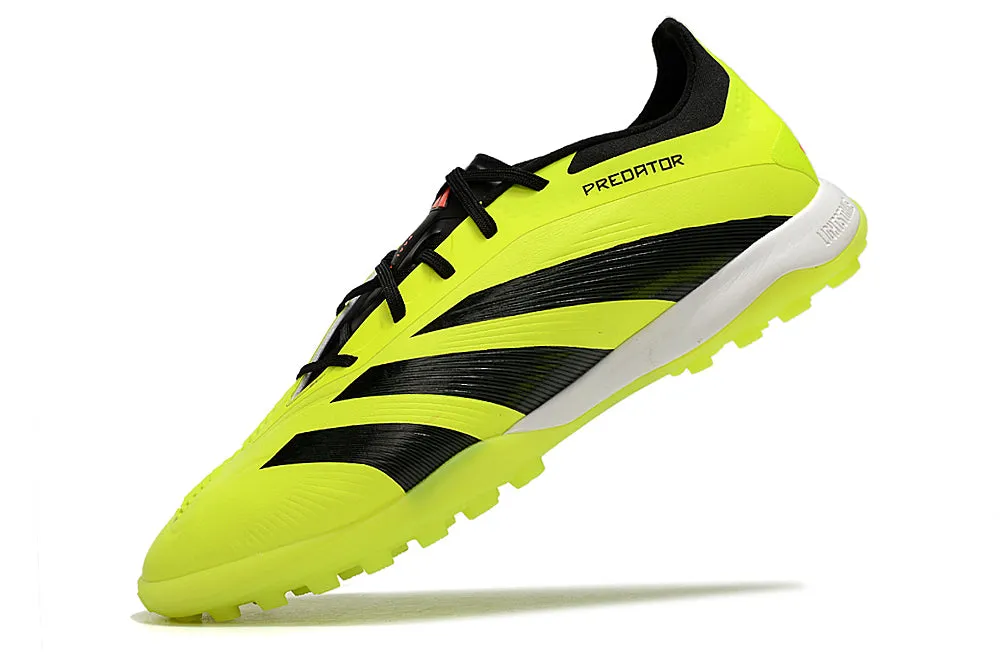 Adidas Predator 24 Elite Indoor Shoes - Chartreuse Green | Jade Black - FREE SHIPPING WORLDWIDE