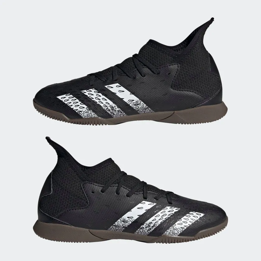 adidas PREDATOR FREAK.3 Indoor Soccer Shoes | Black | Kid's Unisex