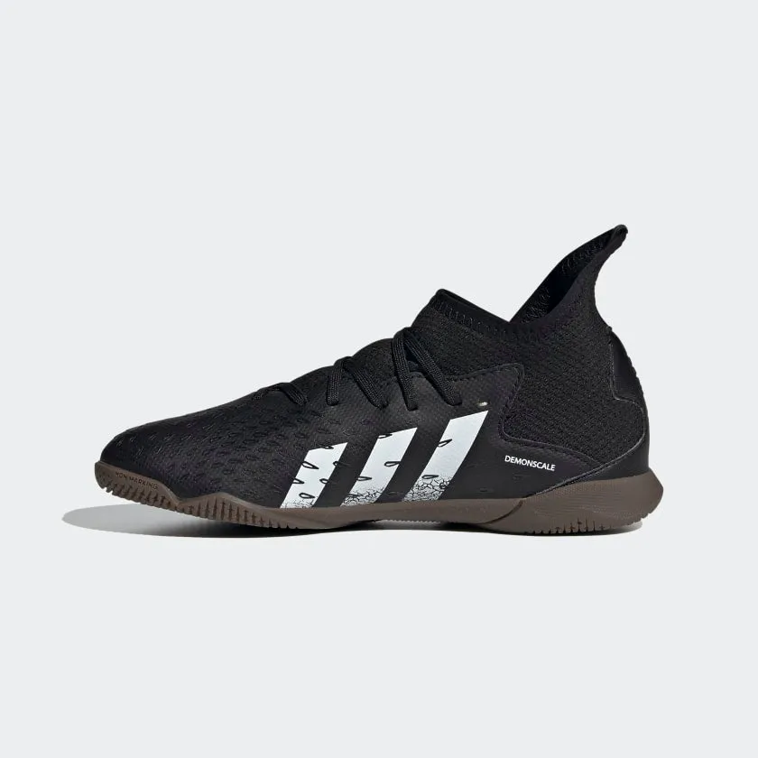 adidas PREDATOR FREAK.3 Indoor Soccer Shoes | Black | Kid's Unisex