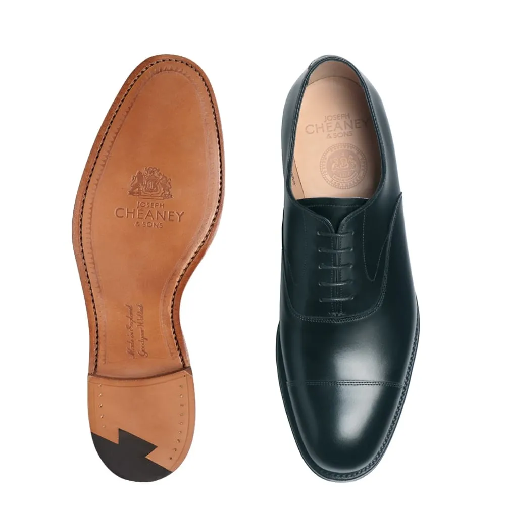 Alfred Black Calf Leather