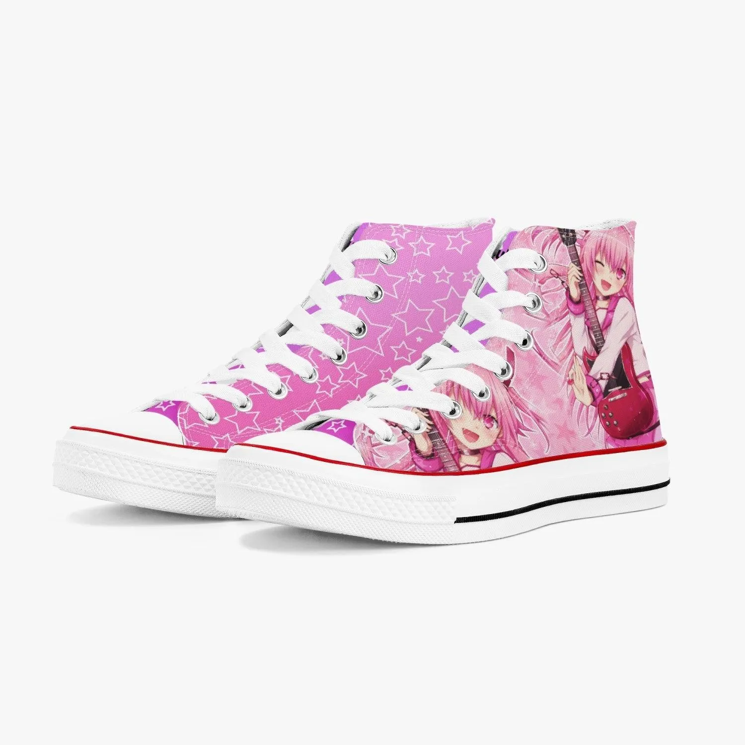 Angel Beats Yui A-Star High White Anime Shoes