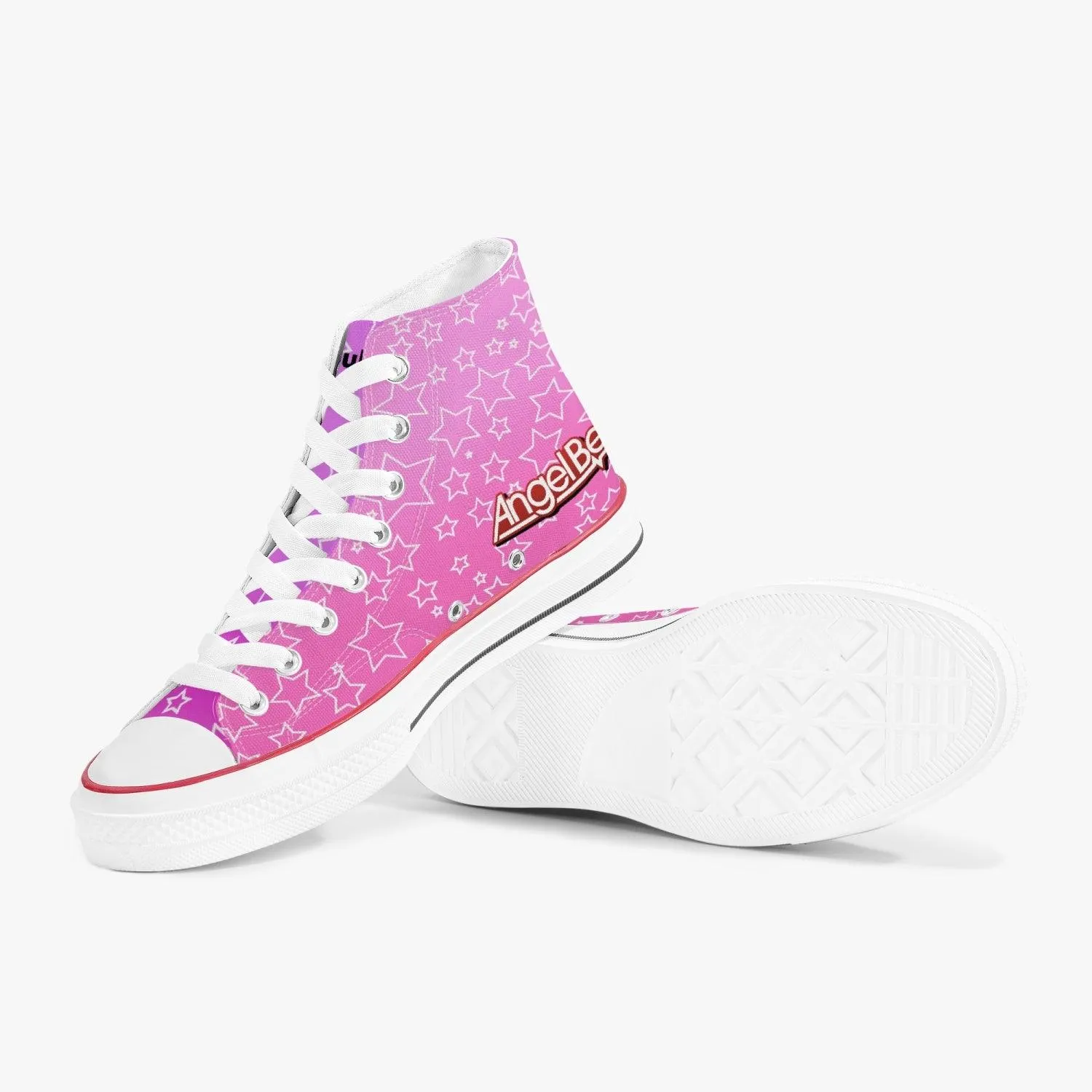 Angel Beats Yui A-Star High White Anime Shoes