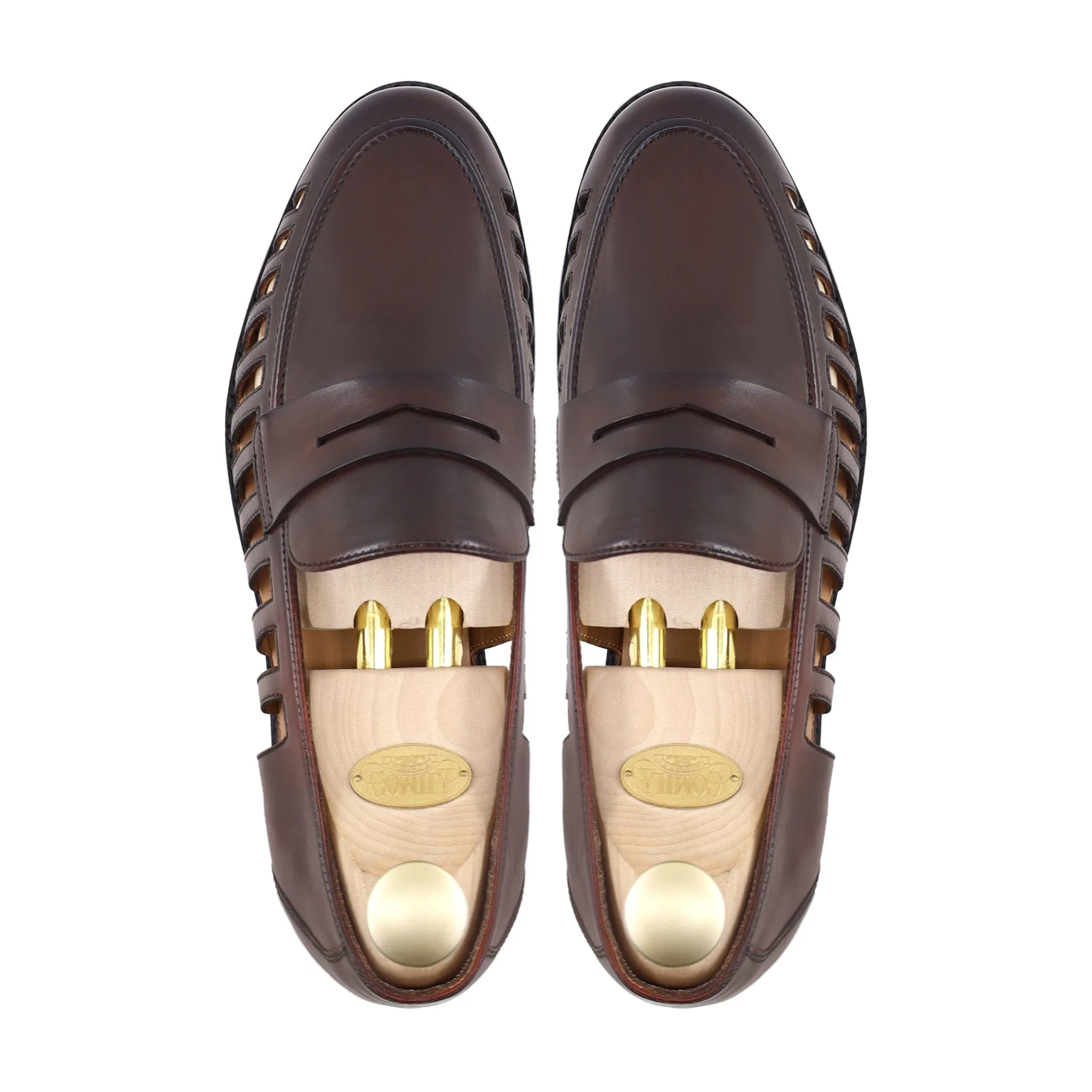 Aster - Men's Reddish Brown Calf Leather Loafer