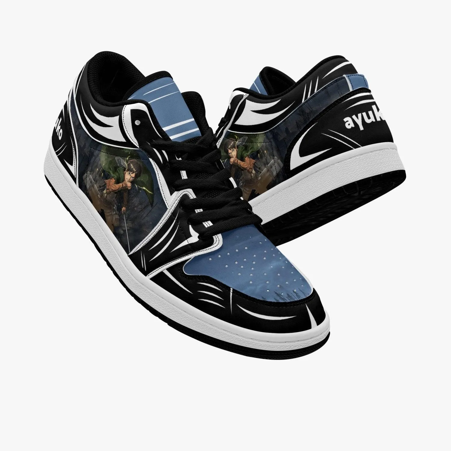Attack On Titan Eren Yeager JD1 Low Anime Shoes