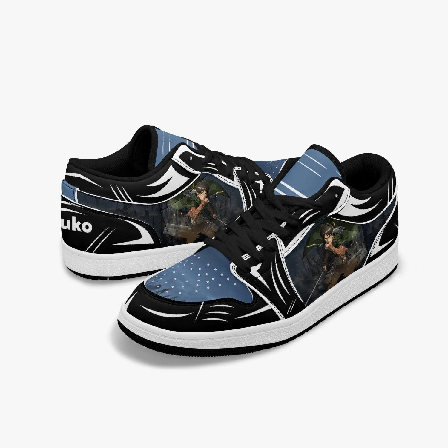 Attack On Titan Eren Yeager JD1 Low Anime Shoes