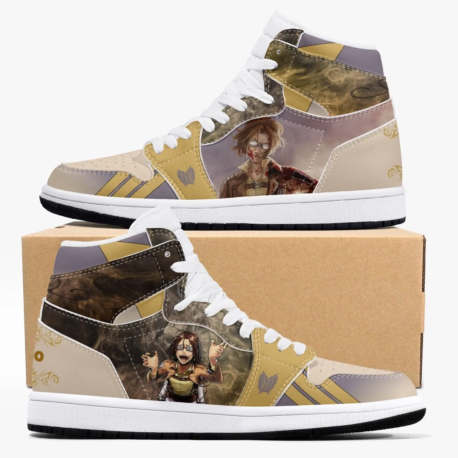 Attack On Titan Hange Zoe JD1 Anime Shoes