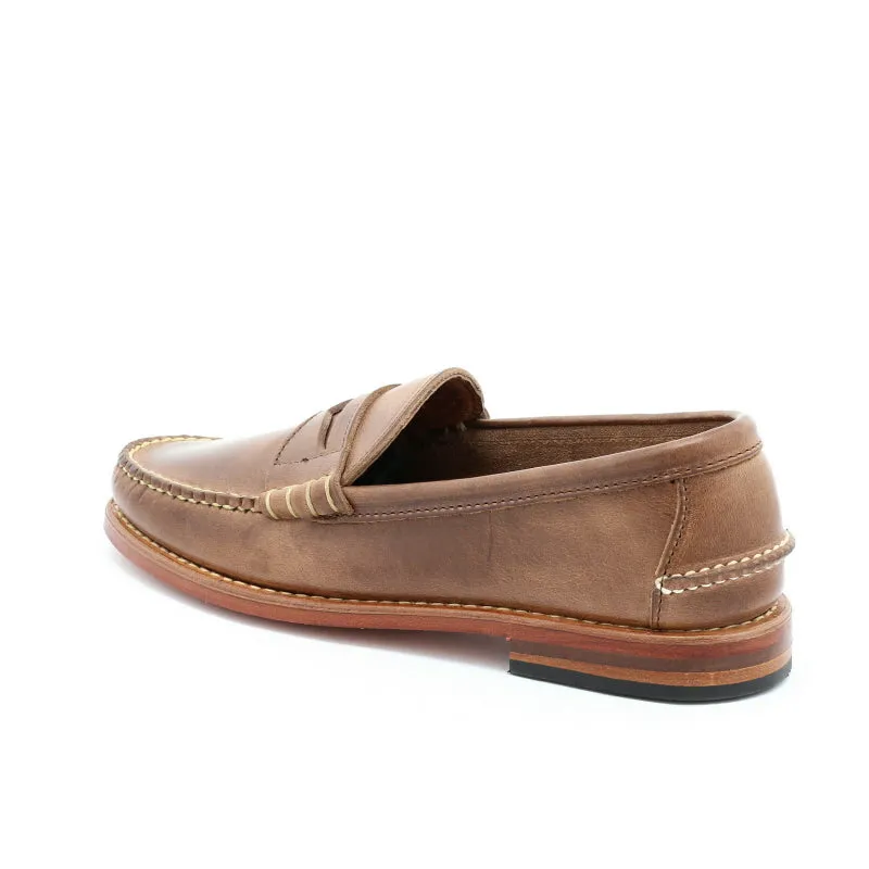 Beefroll Penny Loafers - Natural
