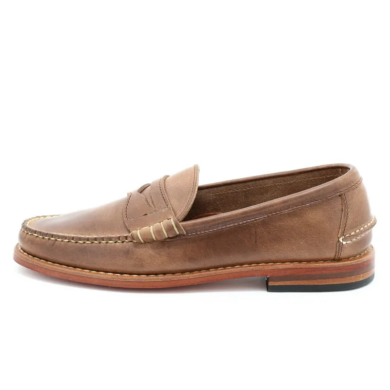 Beefroll Penny Loafers - Natural