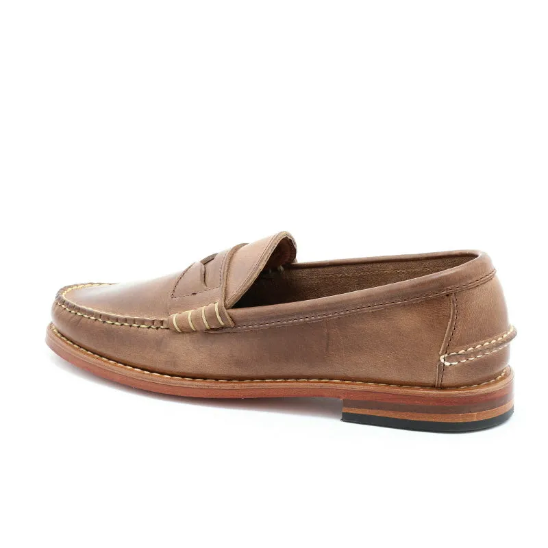 Beefroll Penny Loafers - Natural