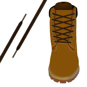 Black & Copper Heavy-Duty Pro Boot Lace