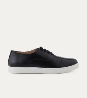 Cap Toe Oxford Sneaker In Black
