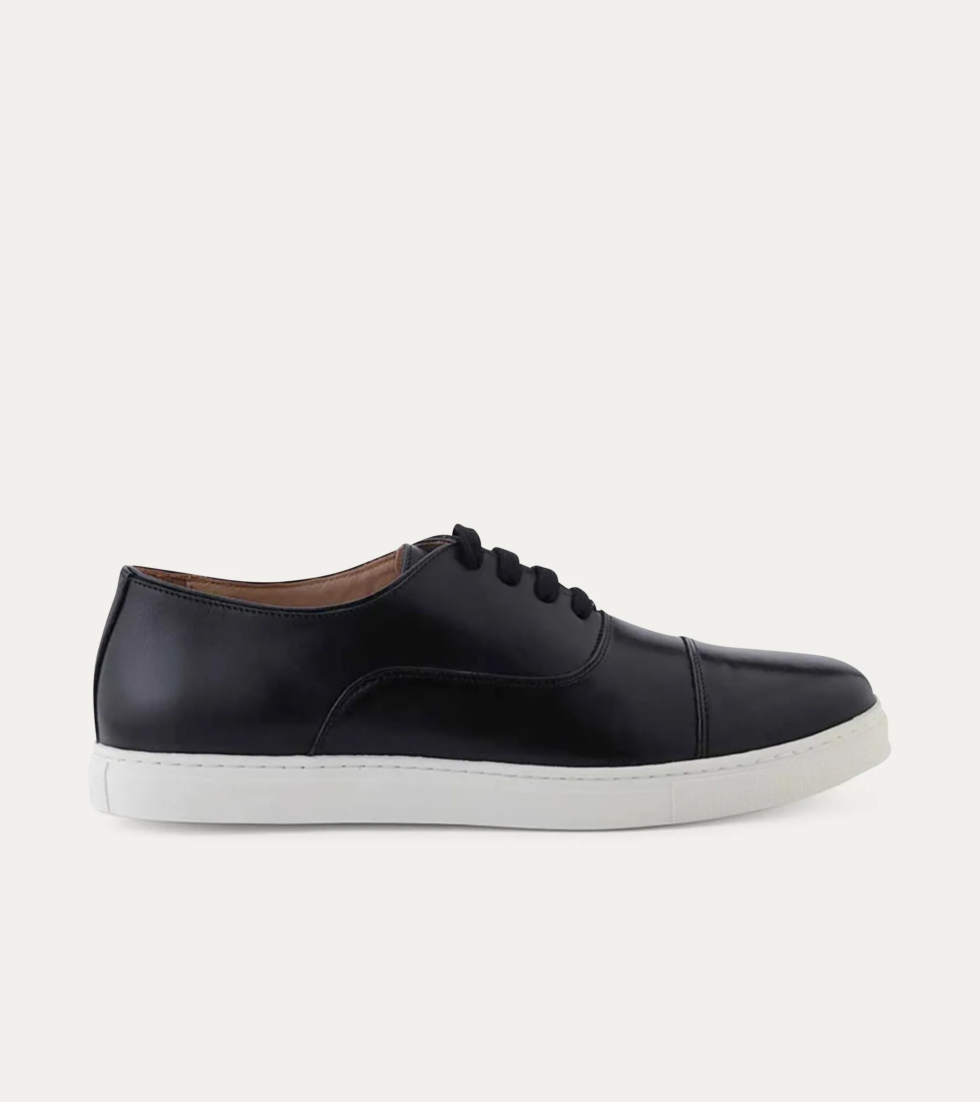 Cap Toe Oxford Sneaker In Black