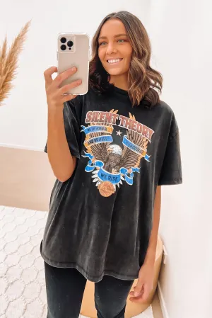 Darcy Tee Washed Black