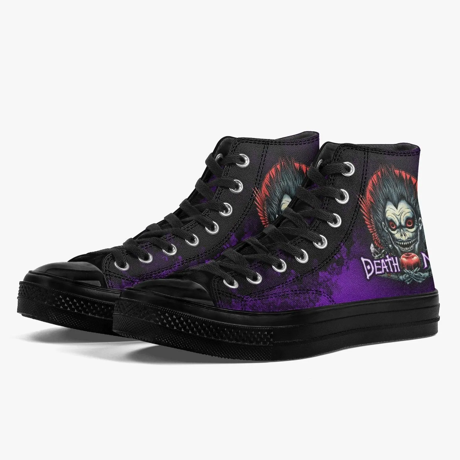 Death Note Ryuk Purple Black A-Star High Anime Shoes