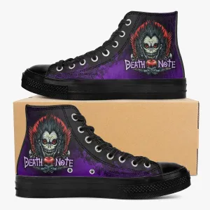 Death Note Ryuk Purple Black A-Star High Anime Shoes