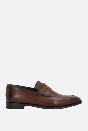 Démesure Square-Toe Venezia Leather Loafers