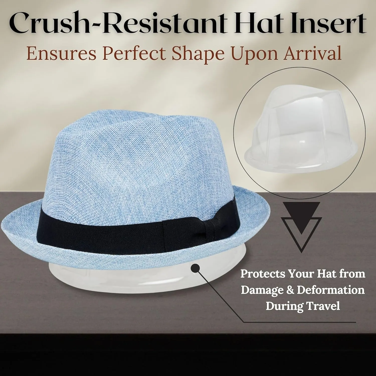 Funky Junque Premium Fedora Hat - Stylish Sun Protection for Men & Women - Perfect for Summer Beach, Travel & Outdoors