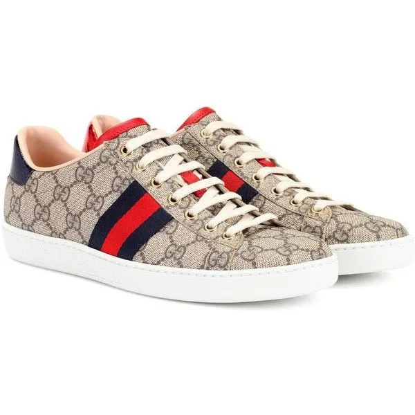 Gucci GG Supreme Canvas Web Sneakers
