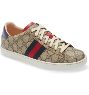 Gucci GG Supreme Canvas Web Sneakers