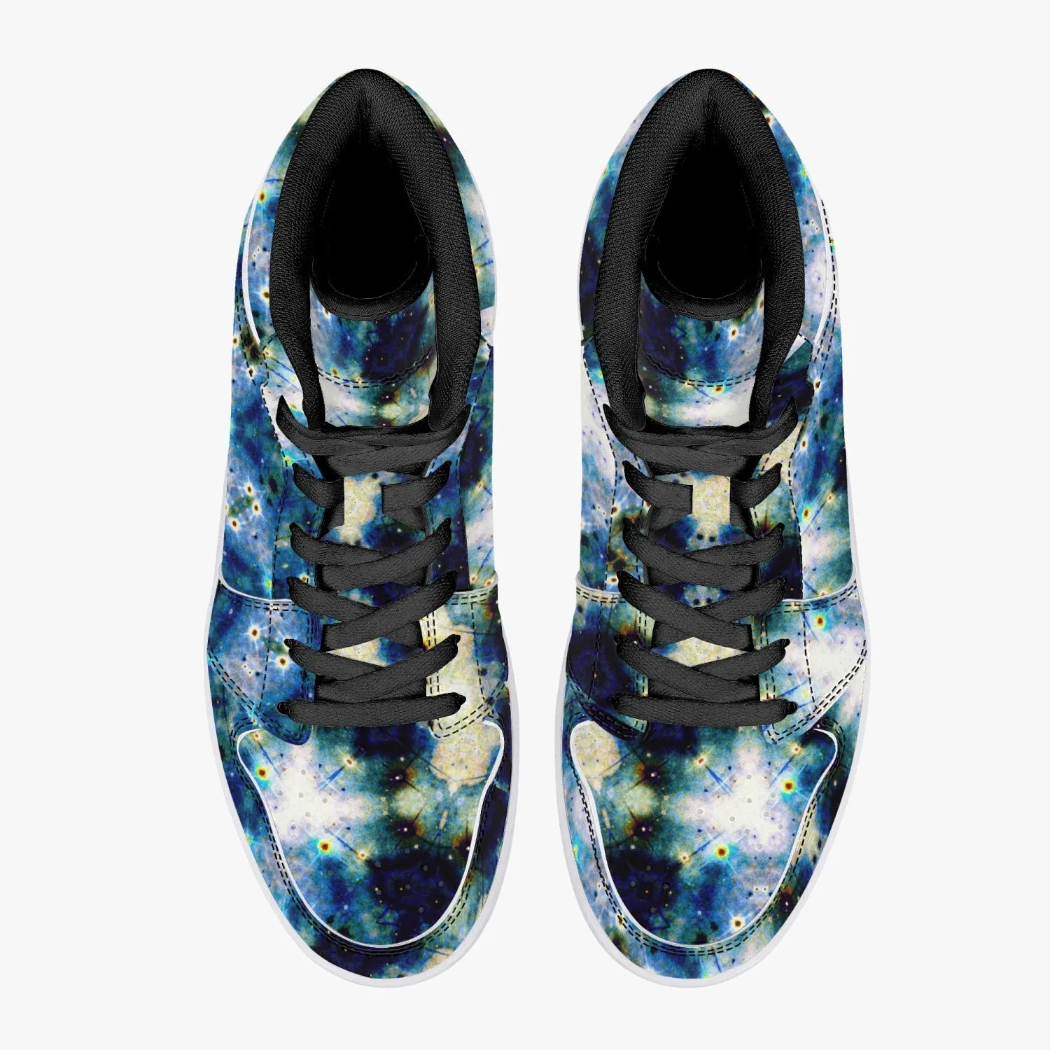 Kithin Psychedelic Split-Style High-Top Sneakers