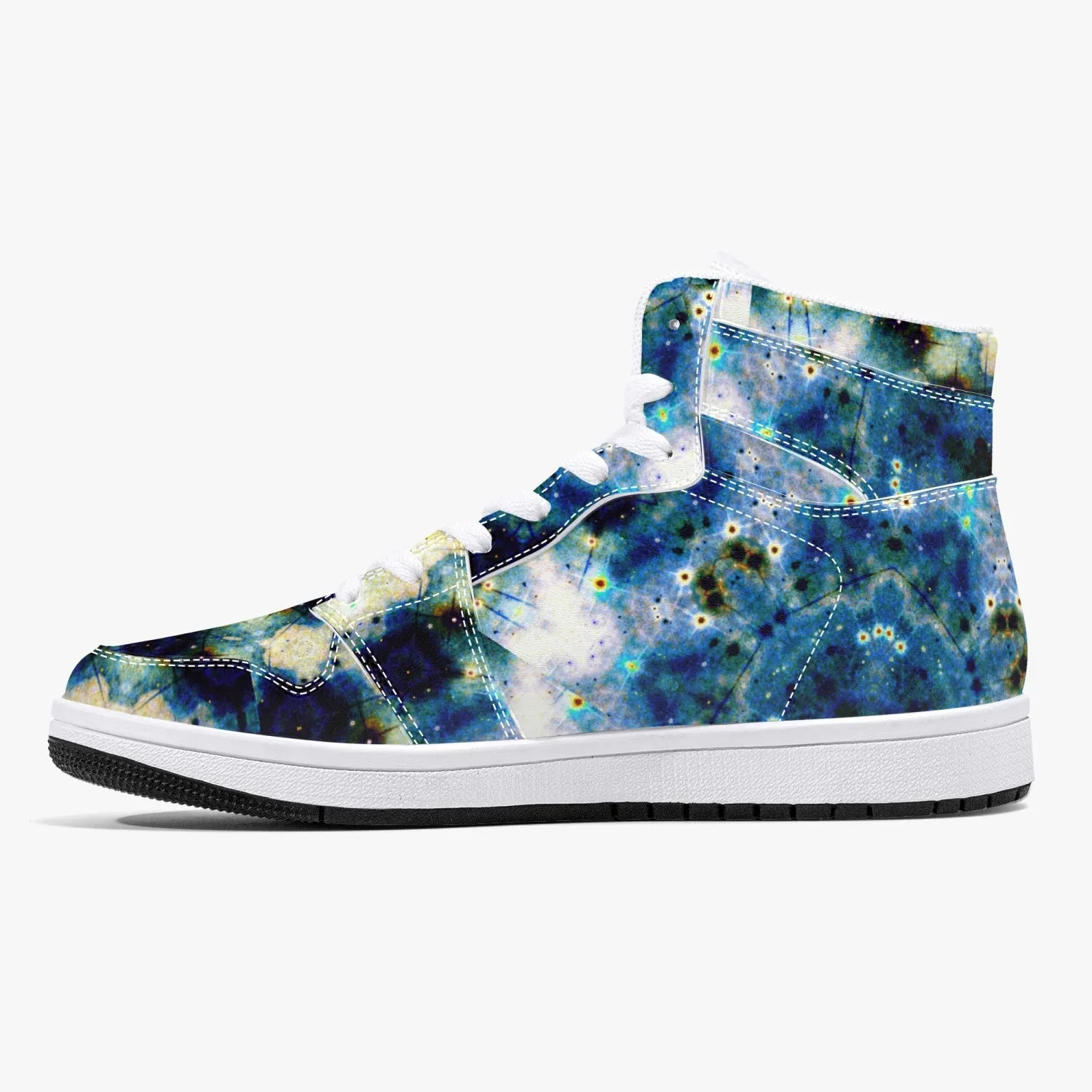 Kithin Psychedelic Split-Style High-Top Sneakers