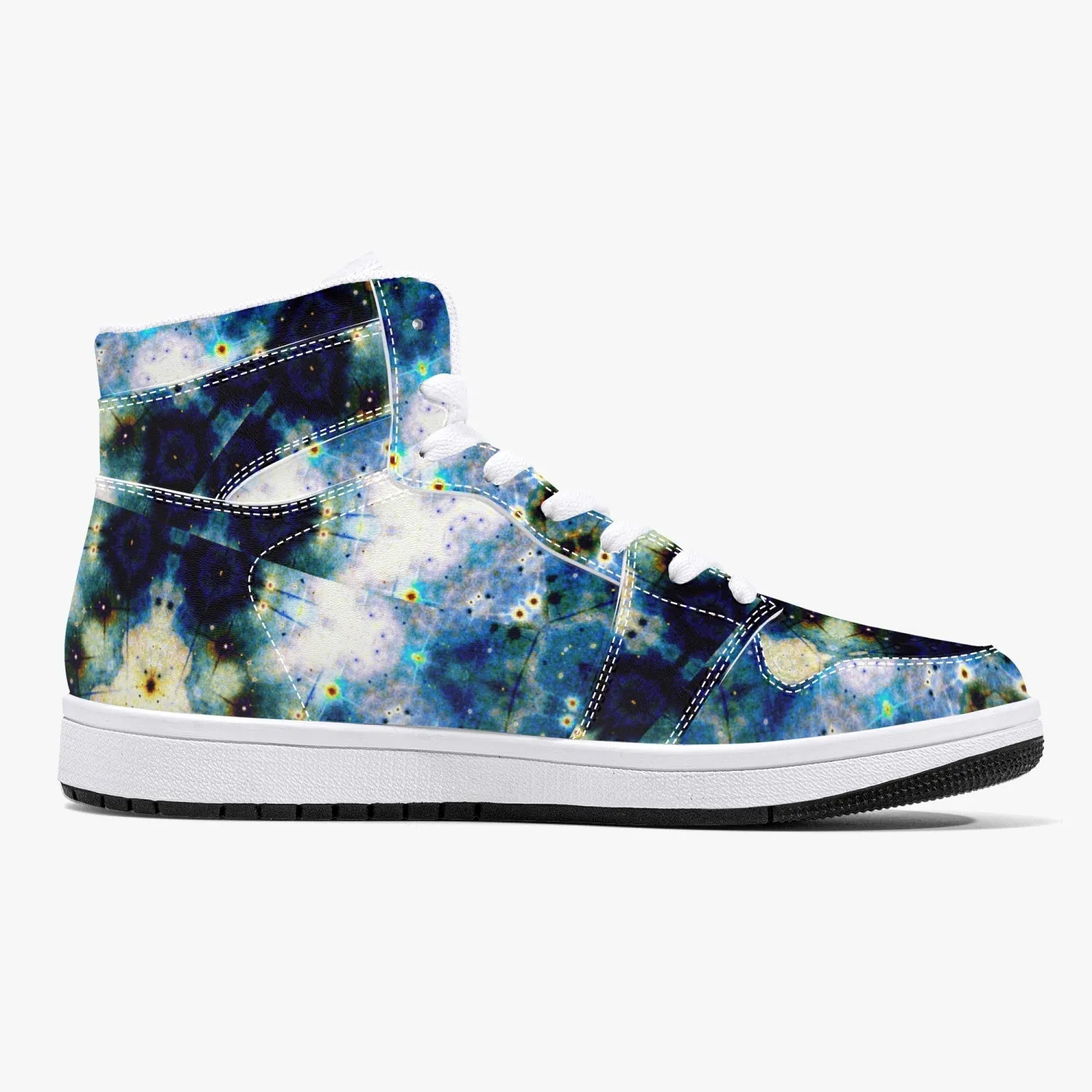 Kithin Psychedelic Split-Style High-Top Sneakers