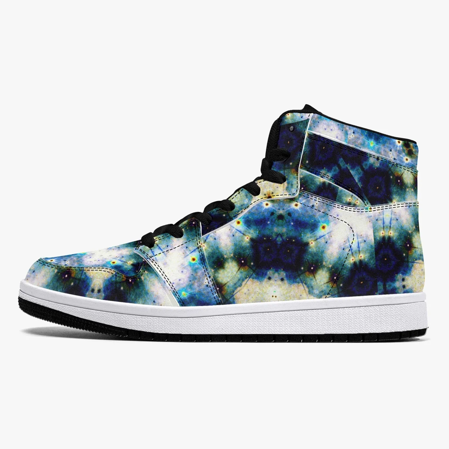 Kithin Psychedelic Split-Style High-Top Sneakers