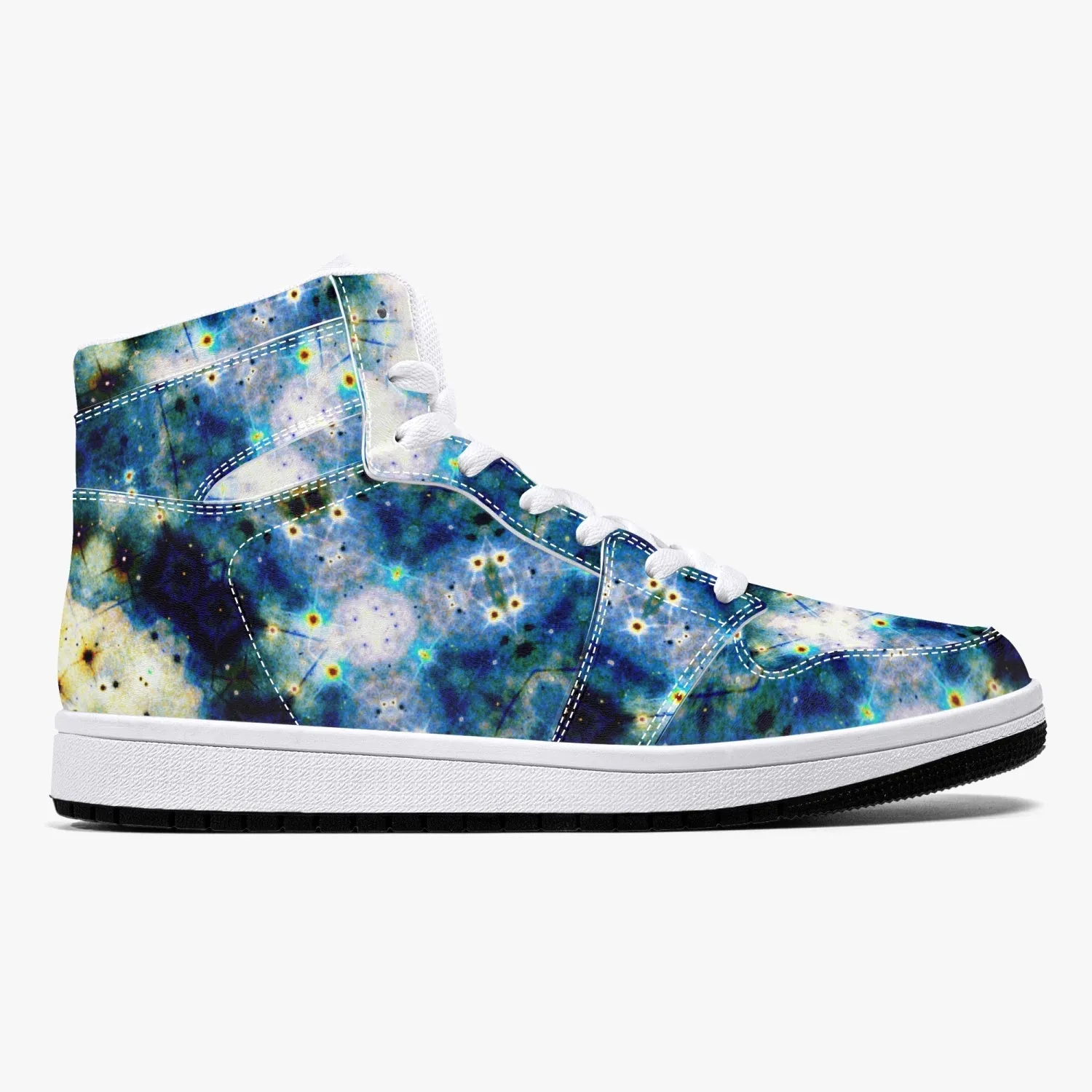 Kithin Psychedelic Split-Style High-Top Sneakers