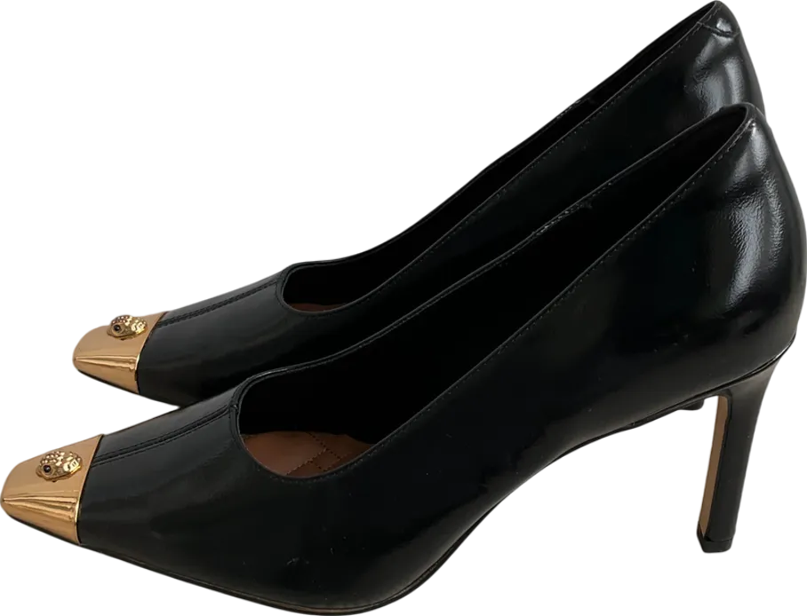 Kurt Geiger Black Regent Court Heel UK 8 EU 41 👠