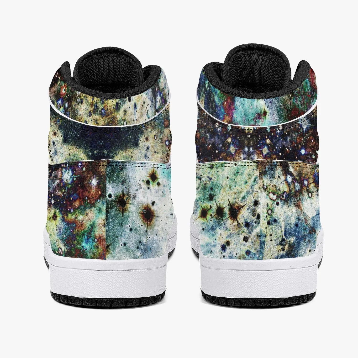 Lunix Psychedelic Split-Style High-Top Sneakers