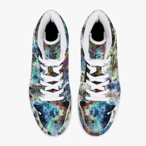 Lunix Psychedelic Split-Style High-Top Sneakers