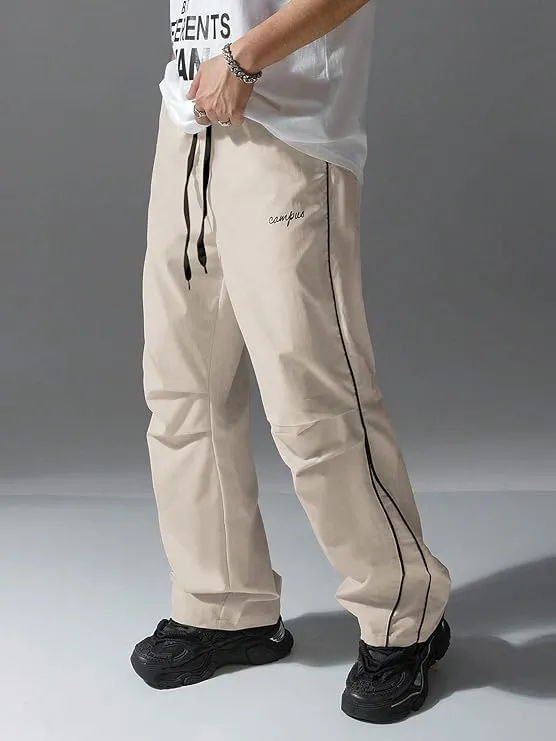 Men's Y2K Baggy Sweatpants Parachute Pants Wide Leg Vintage Track Pants Casual Streetwear