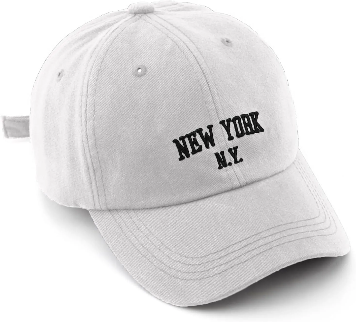 New York Baseball Hat for Women Adjustable Embroidery 100% Cotton Trucker Hats Classic Vintage Baseball Cap