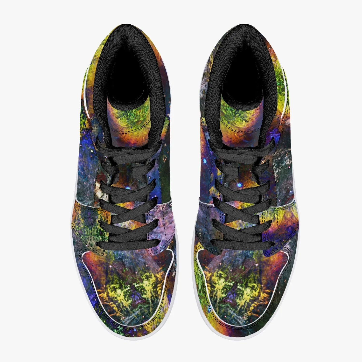 Nox Psychedelic Split-Style High-Top Sneakers