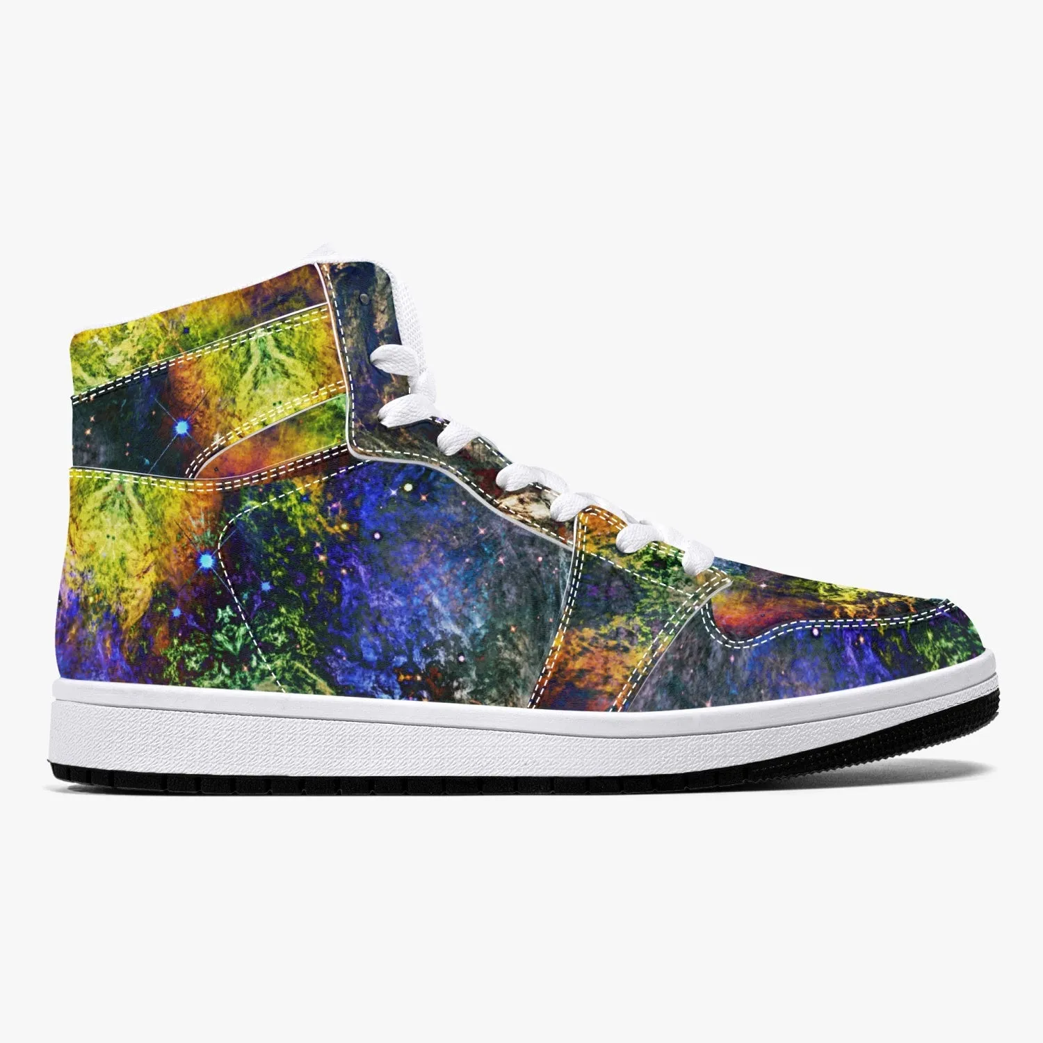 Nox Psychedelic Split-Style High-Top Sneakers