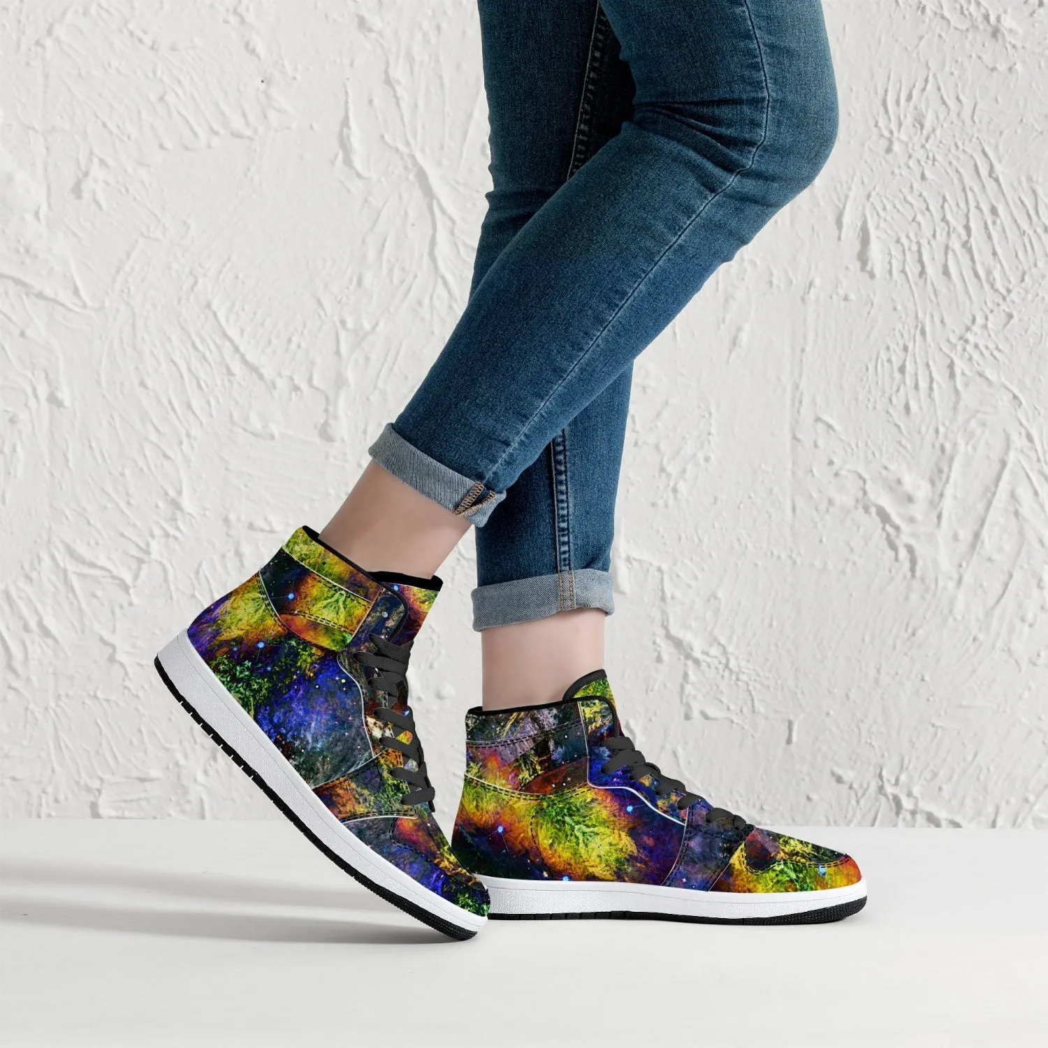 Nox Psychedelic Split-Style High-Top Sneakers