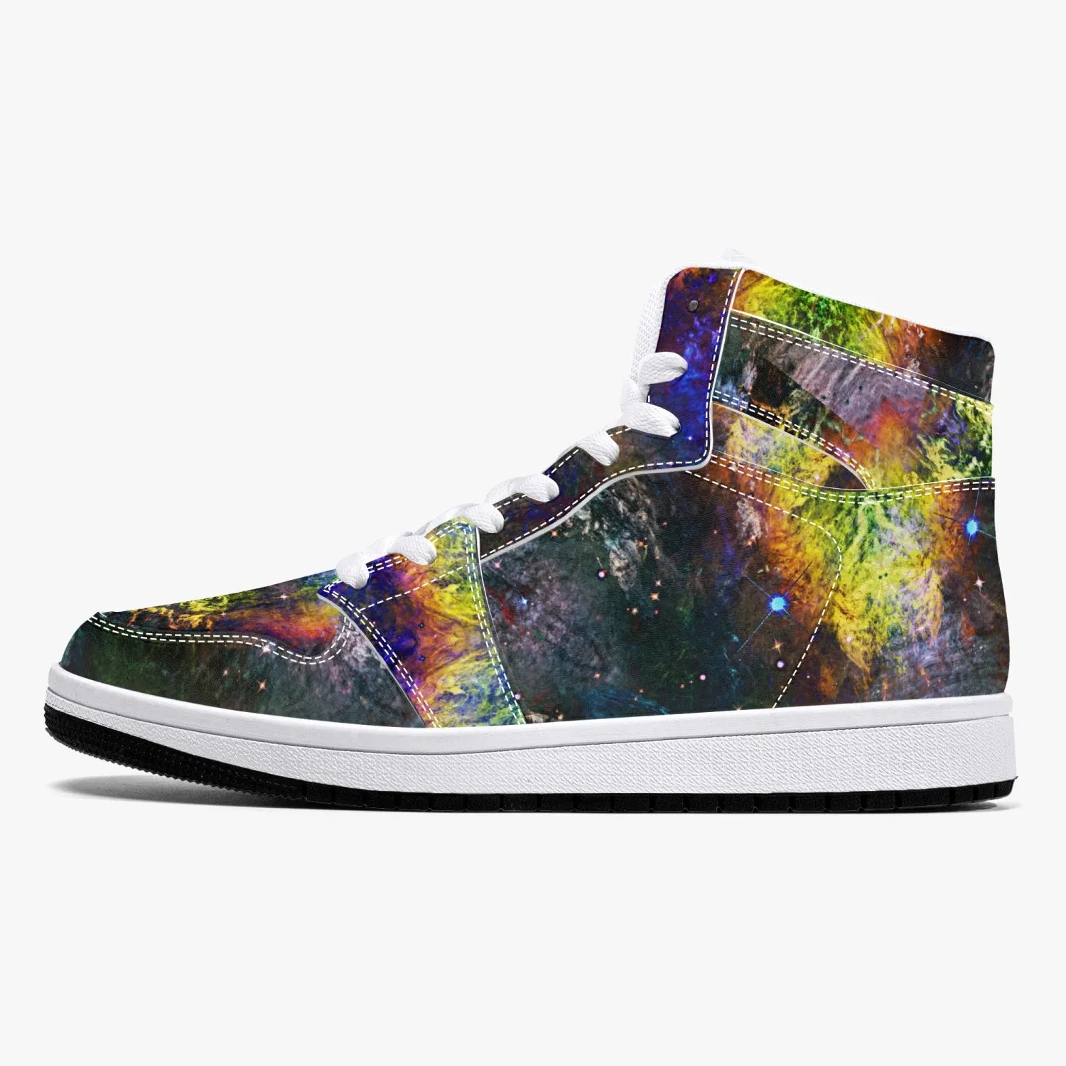 Nox Psychedelic Split-Style High-Top Sneakers