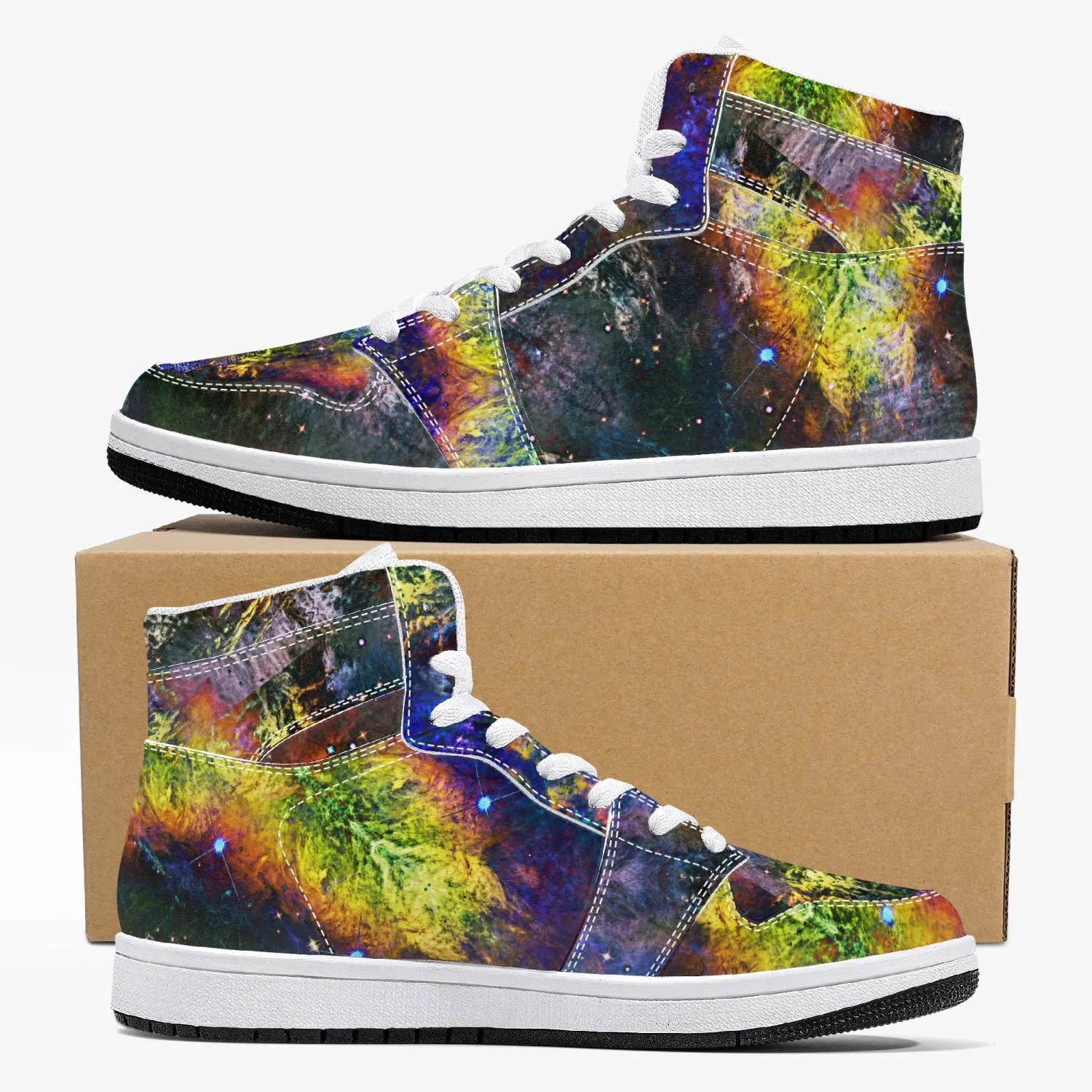 Nox Psychedelic Split-Style High-Top Sneakers