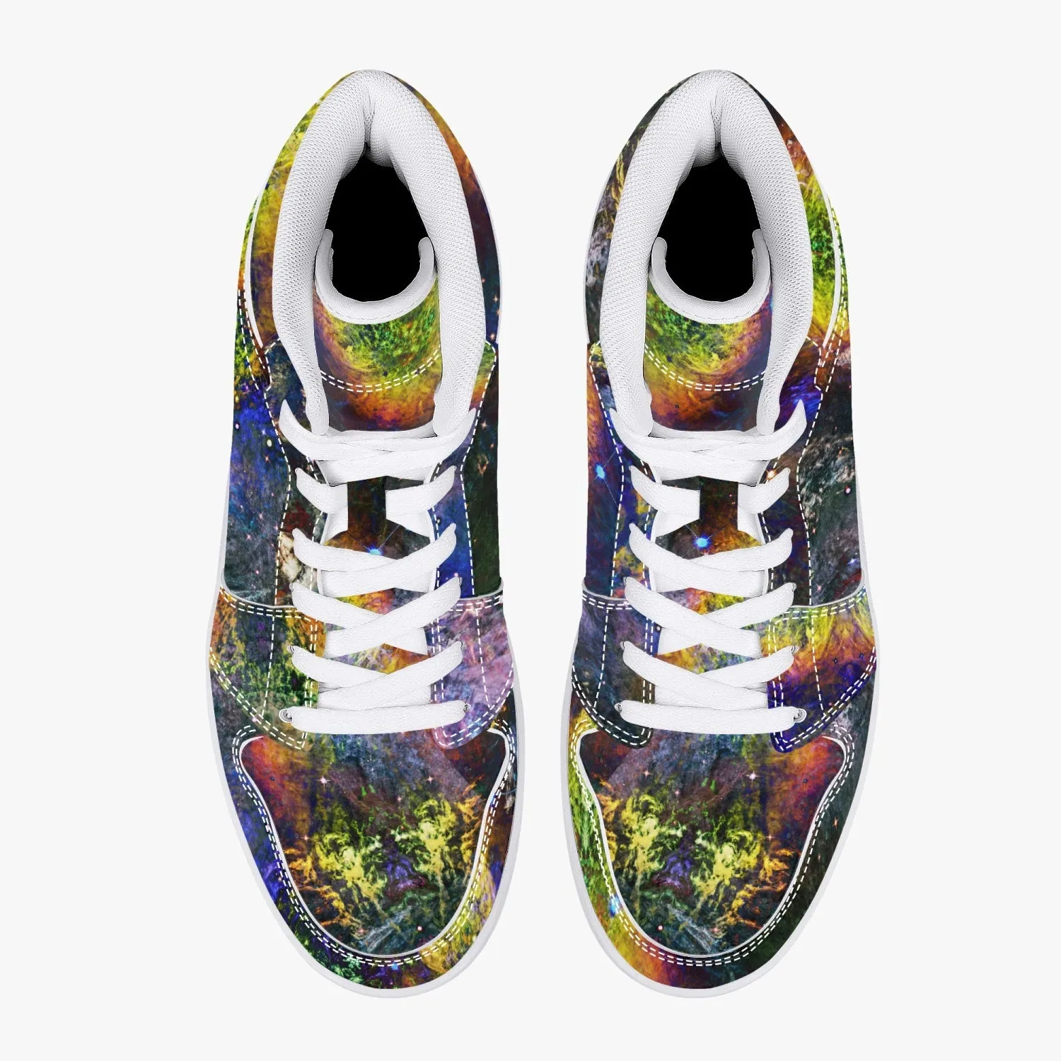 Nox Psychedelic Split-Style High-Top Sneakers