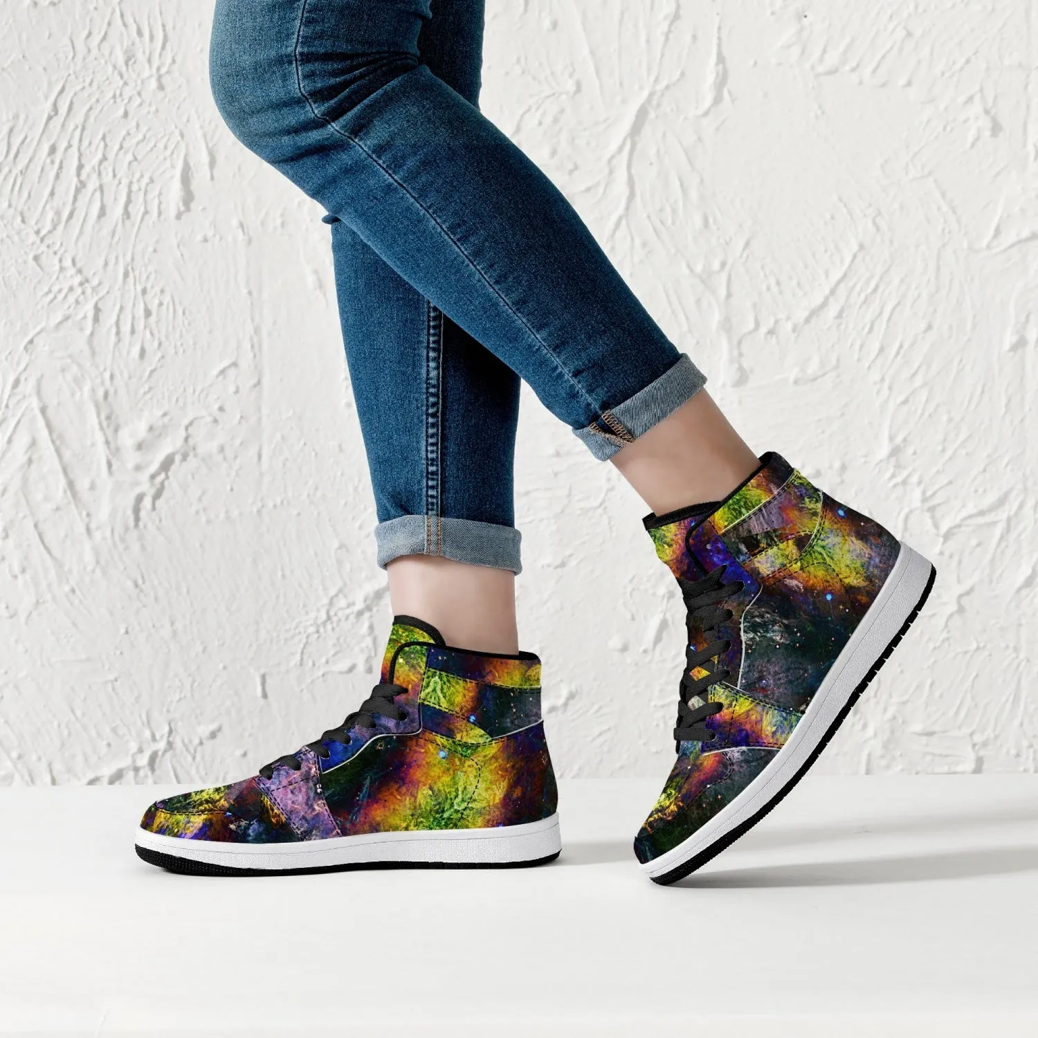 Nox Psychedelic Split-Style High-Top Sneakers