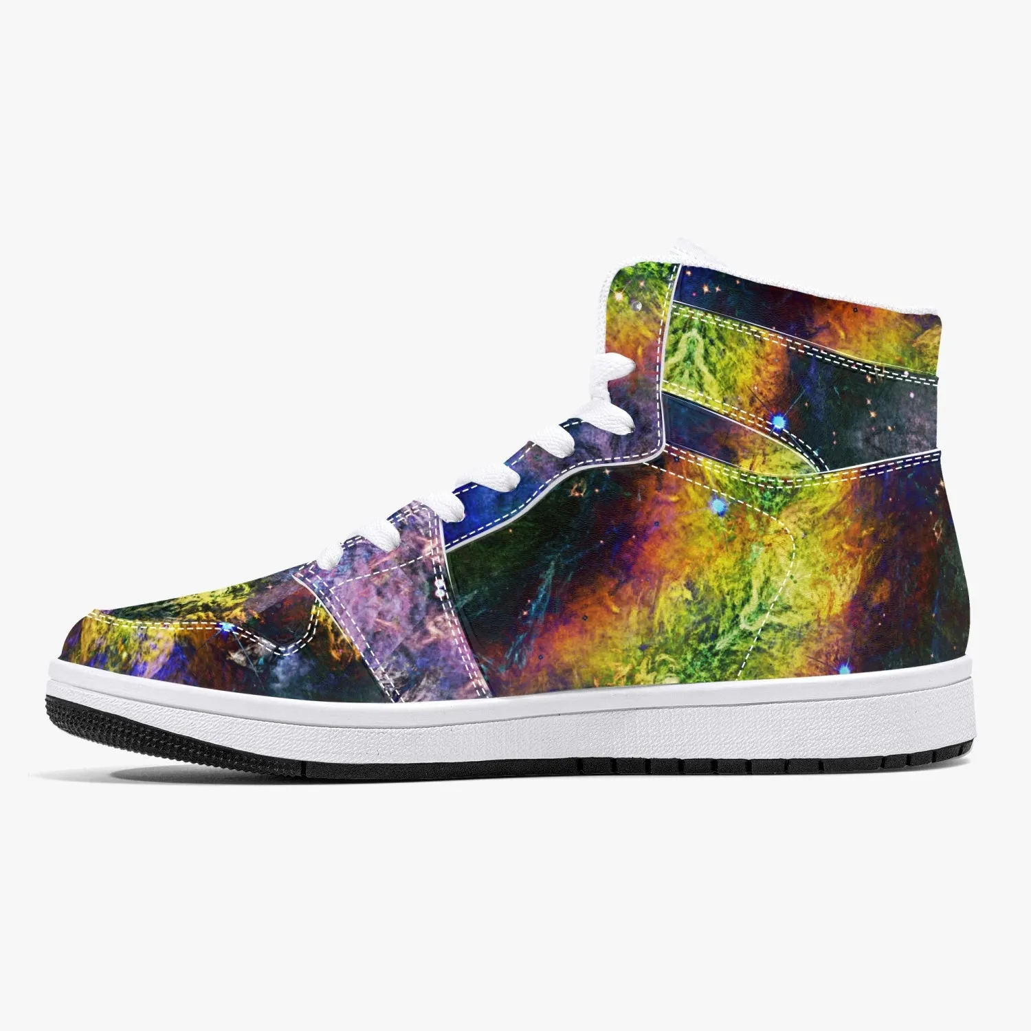 Nox Psychedelic Split-Style High-Top Sneakers
