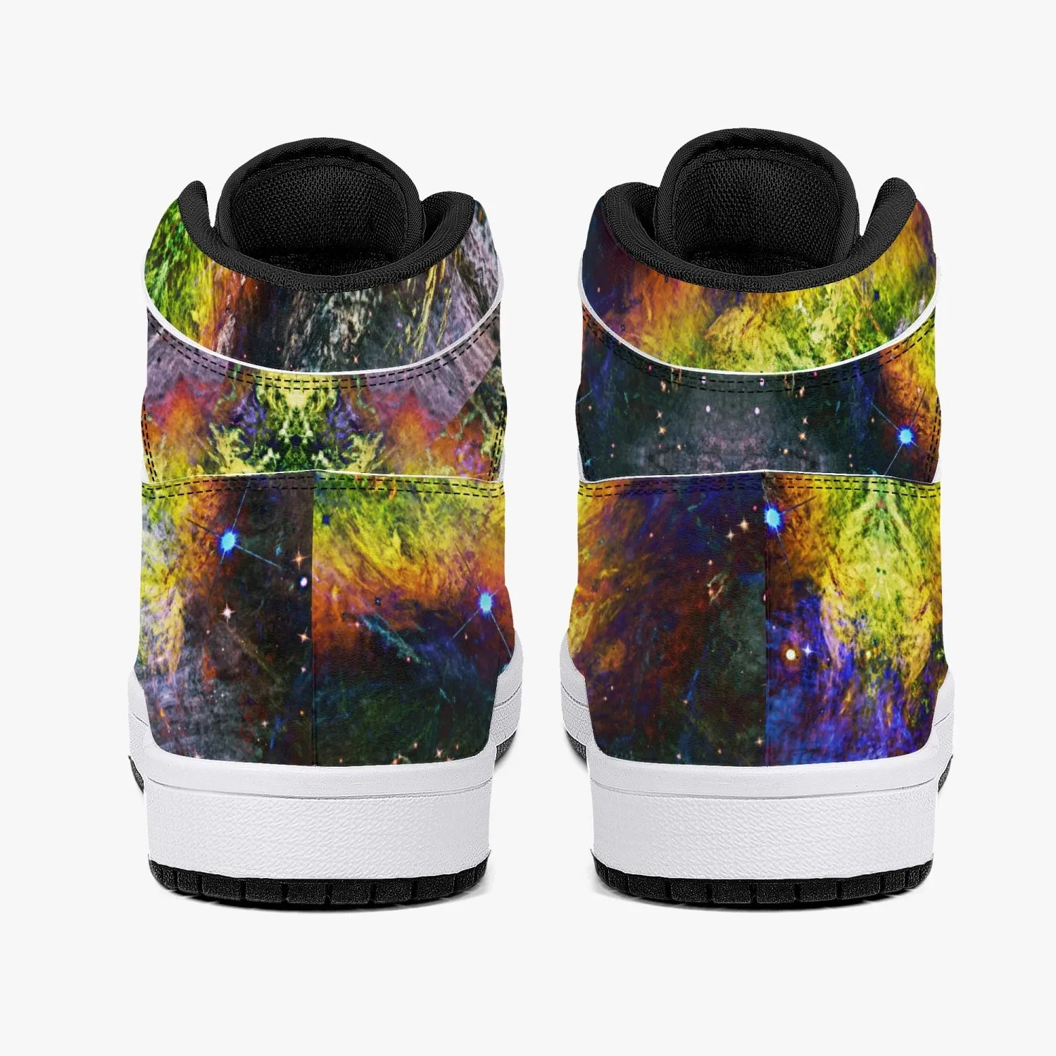 Nox Psychedelic Split-Style High-Top Sneakers