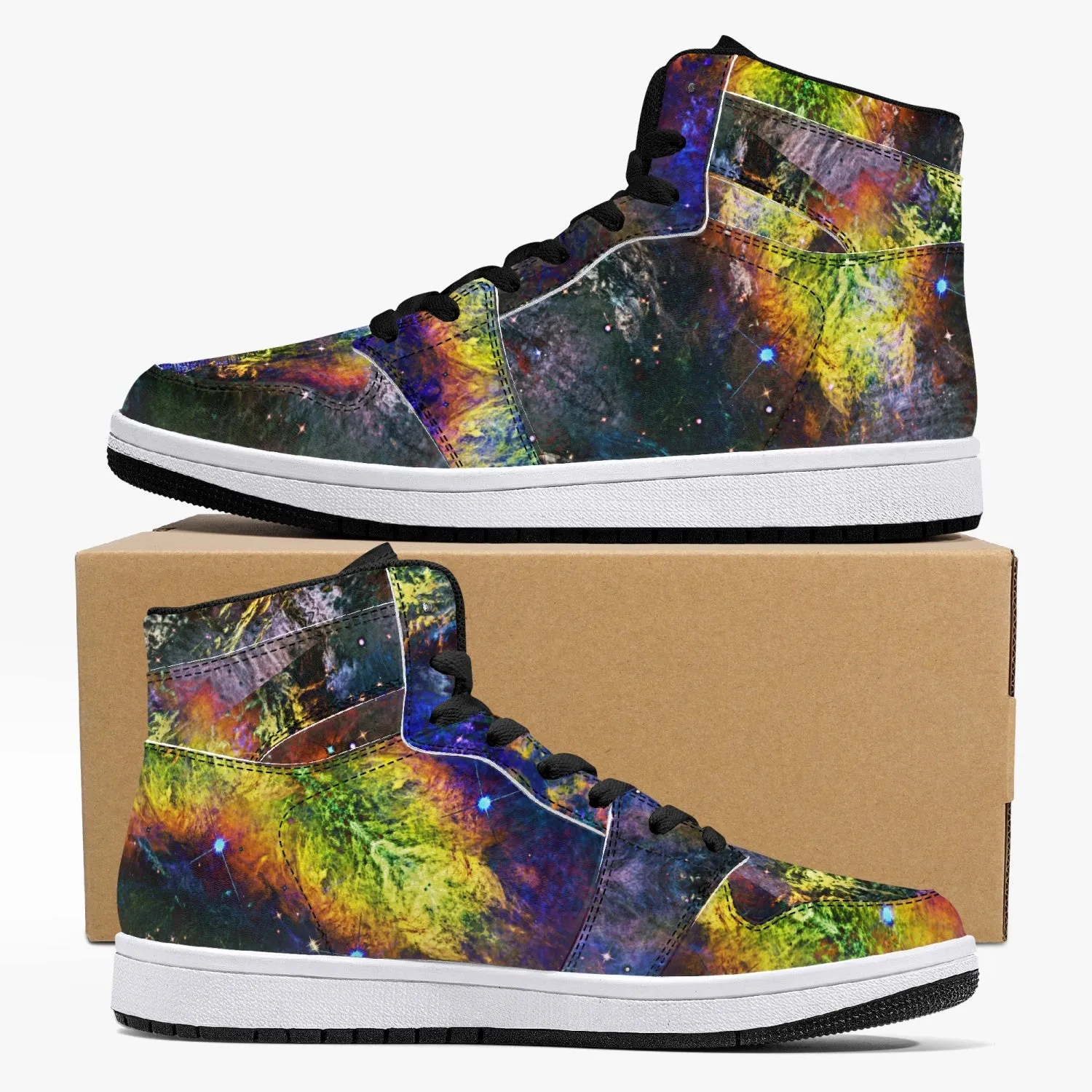 Nox Psychedelic Split-Style High-Top Sneakers
