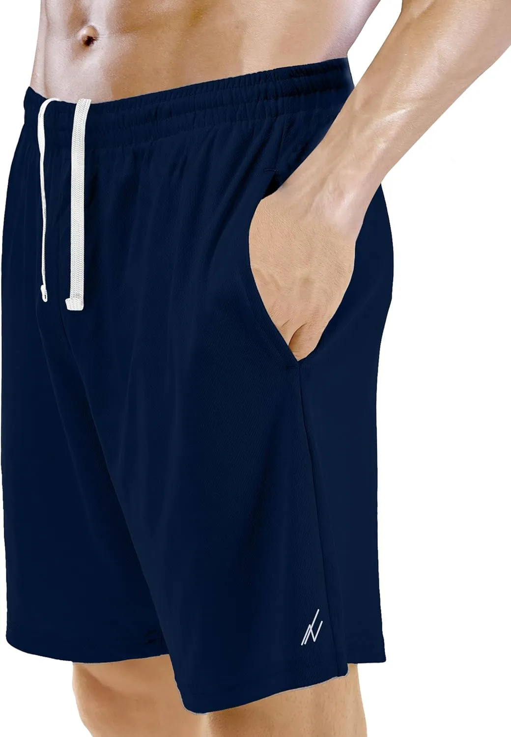 NY Threads 3 Pack Men's Athletic Shorts Quick Dry Lightweight Workout Running Gym Shorts with Pockets