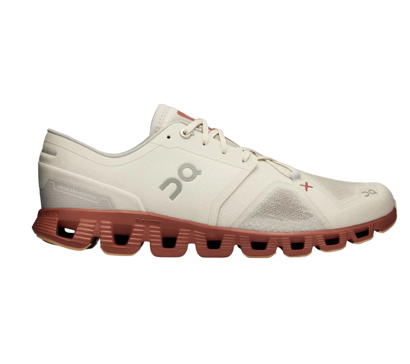 On Running Men's Cloud X 3 Shoes - Ice / Auburn
