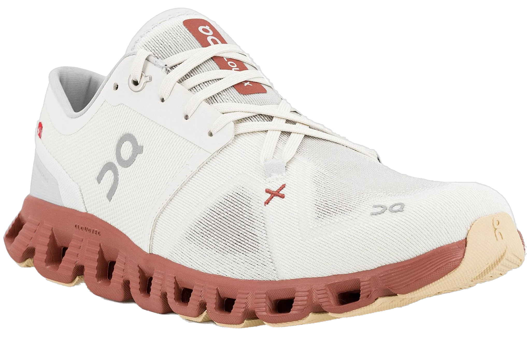 On Running Men's Cloud X 3 Shoes - Ice / Auburn