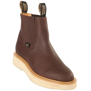 Original Michel Short Ankle Brown Work Boots 5545407