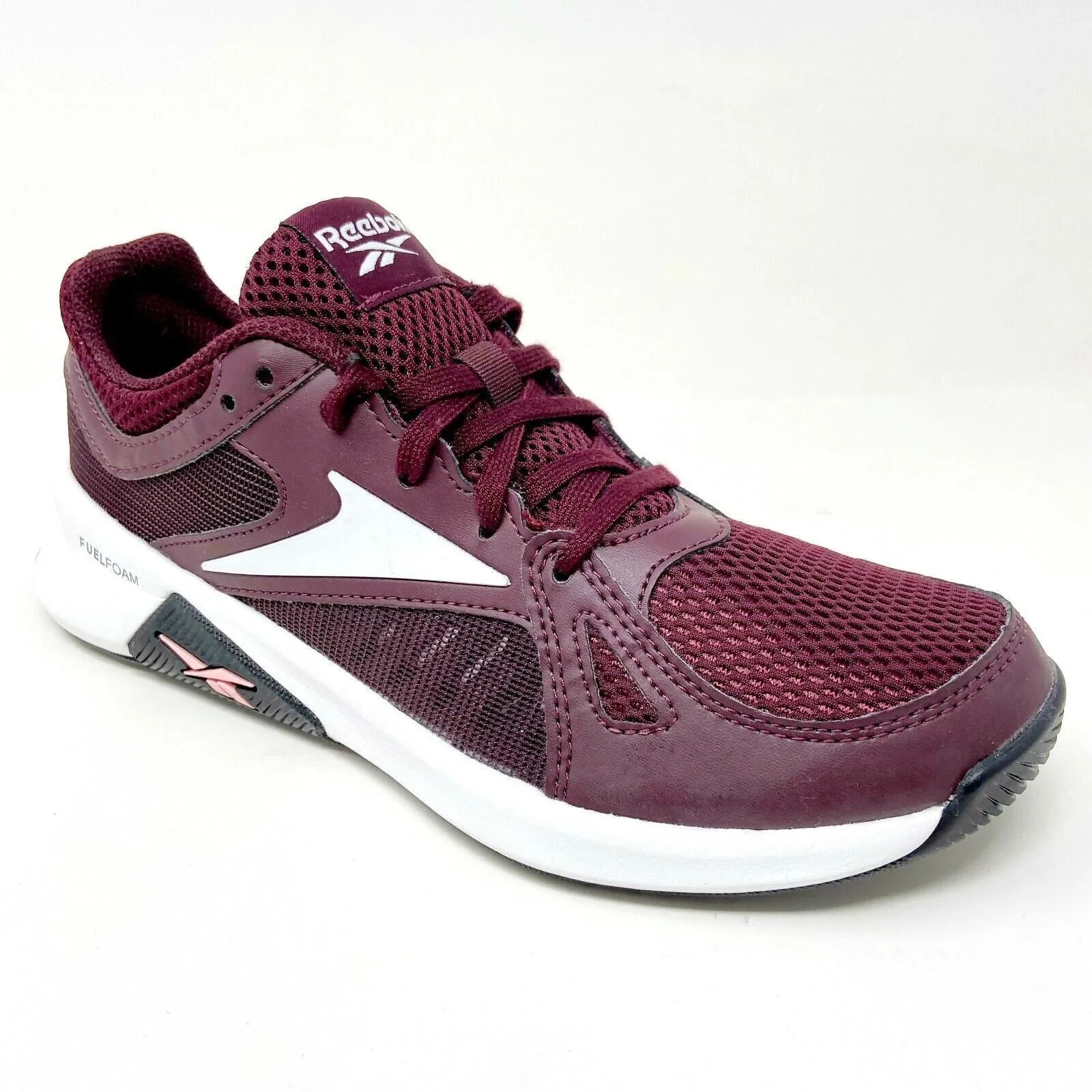 Reebok Advanced Trainette Maroon White Womens Size 7.5 Training Sneakers FV4698